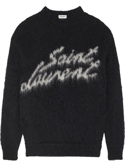 ysl mens jumper|ysl knitted hoodie.